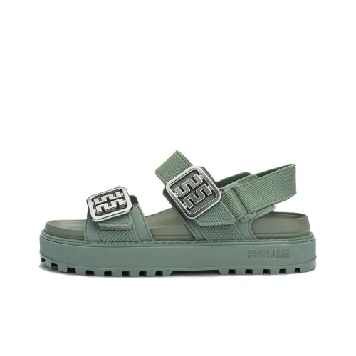 MELISSA TOWNY One Strap Sandals Women's Green