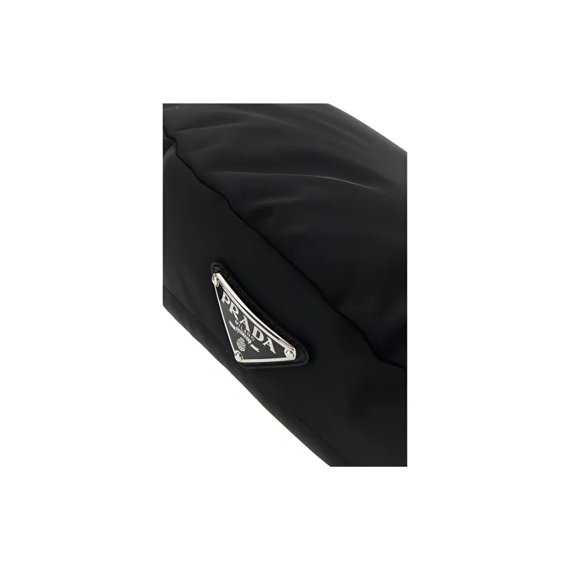 PRADA Polyamide Nylon Enamel Hats & Caps Men's Black-3