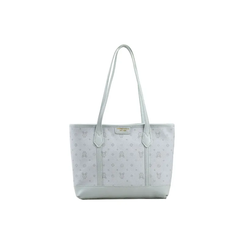 Single Warehouse PU Handbag, Shoulder Bag Regular Women's White/Pink/Green-12