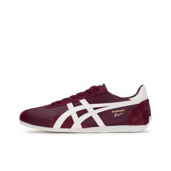 Onitsuka Tiger Runspark Anti Slip Wear Resistant Low Top Casual Shoes Unisex Burgundy