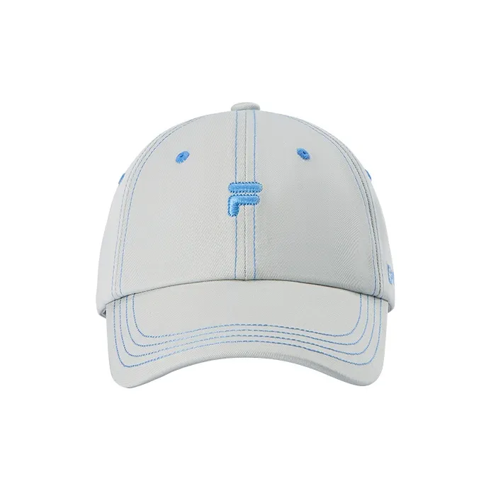 FILA FUSION Cotton Baseball Caps Unisex Light Clear Gray-1