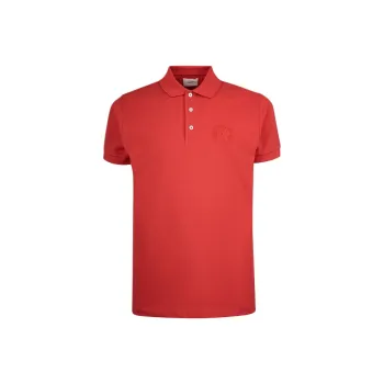 BALLY Logo embroidered Organic Cotton Polo Shirt