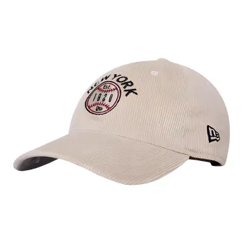 New Era Corduroy Baseball Caps Unisex Beige