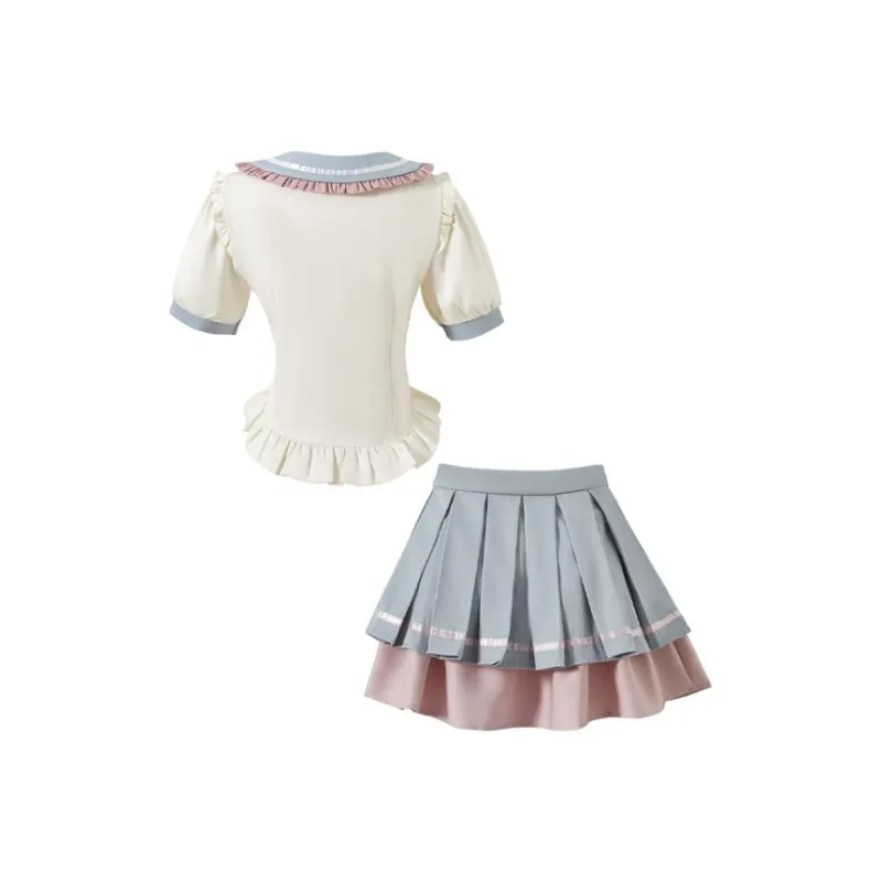 Mu Xiao Xin Two Piece Skirt Sets Women's-1