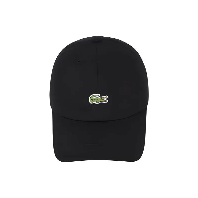 LACOSTE Cotton Baseball Caps Unisex Black-0