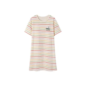 FENTENGCARE Nightgown Women's Apricot