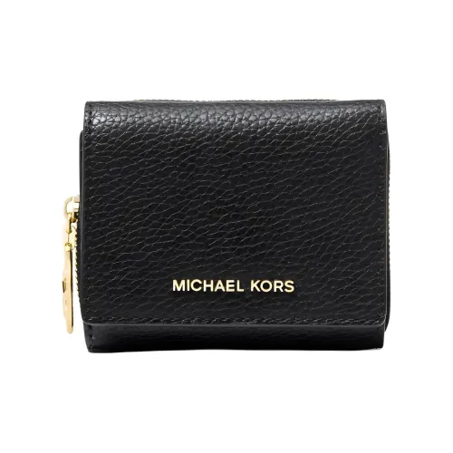 MICHAEL KORS Leather Wallet Small Size Unisex Black