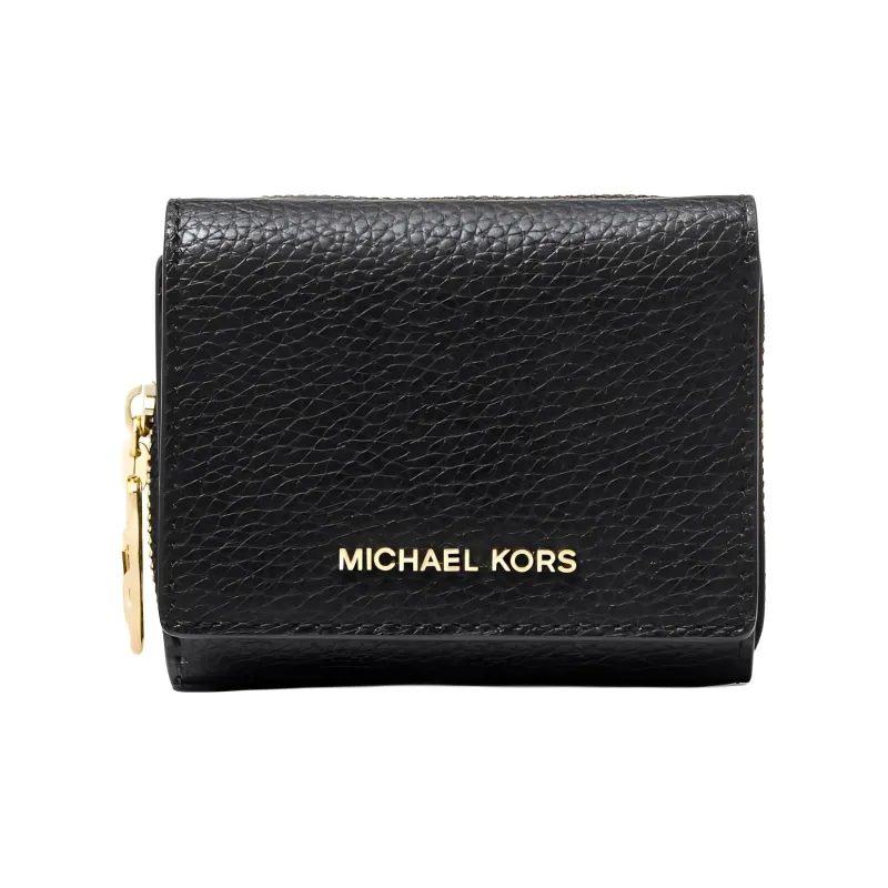 MICHAEL KORS Leather Wallet Small Size Unisex Black-0