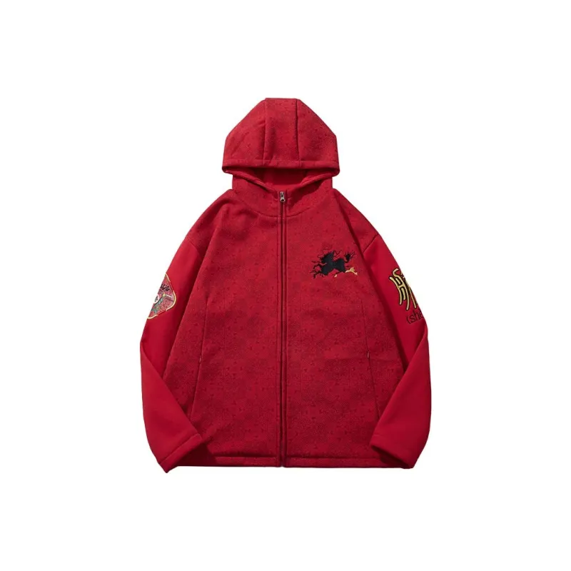DABAISHA Sweatshirts Men Red-0