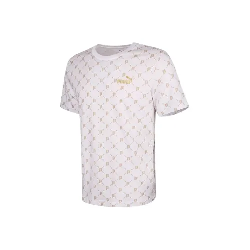 PUMA SS25 T Shirt Unisex Ivory White