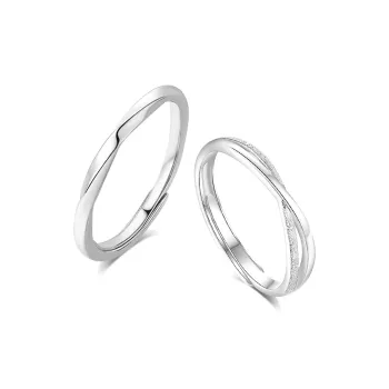 BLANK IN BLANK Sterling Silver Rings Unisex