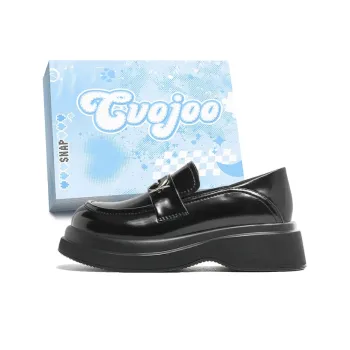 CVOJOO Ballet Flats Loafers Women's Black