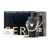 [Laser Shopping Bag]Black Luxury Gold