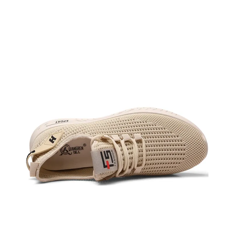 Strongman Casual Shoes Men Low Top Black/Gray/Beige-12