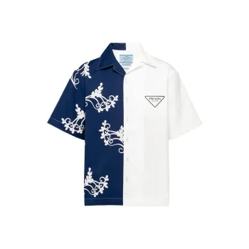 PRADA Double Match Cotton Shirt