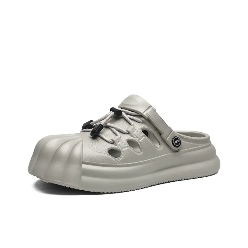 JEANSWEST Soft Sole Comfortable Casual Clogs, Slip Resistant And Abrasion Resistant Platform Shoes Men's-6