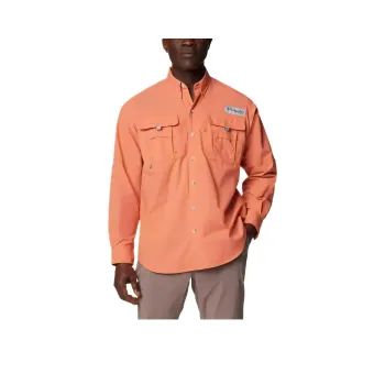 Columbia PFG Bahama 2 Shirt Men's Fade-Resistant Peach