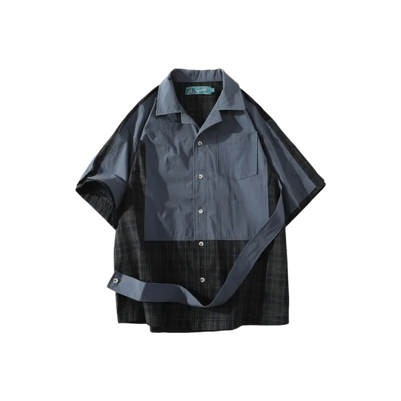 A SQUARE ROOT Shirt Unisex Vintage Blue-0