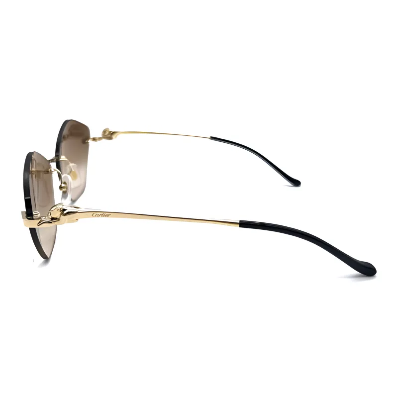 Cartier Panthère De Cartier Geometric frame Sunglasses-1