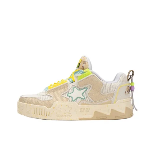 STARTER Vol 90s Low Top Skateboard Shoes Unisex Sunshine Yellow