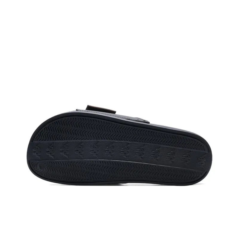 Kappa Slip Resistant Slide Slippers Unisex Black-5