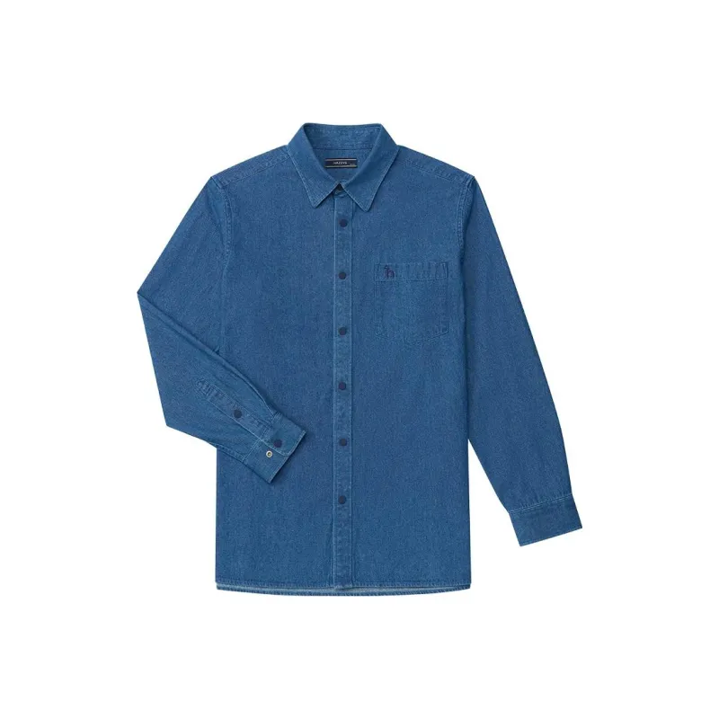 HAZZYS Shirts Men Blue-0