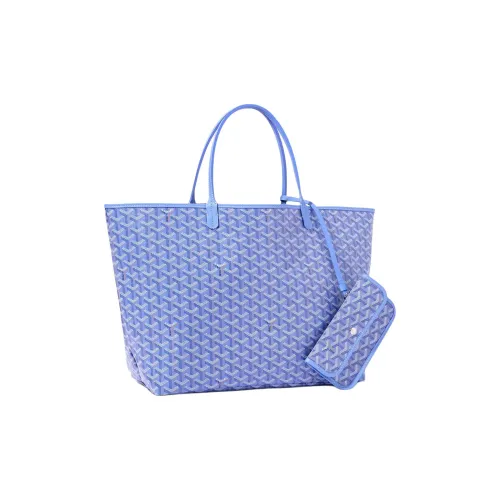 GOYARD Saint Louis Canvas With Calfskin Canvas Bag, Tote Bag, Shopping Bag, Handbag Large Size Women's Iris Purple