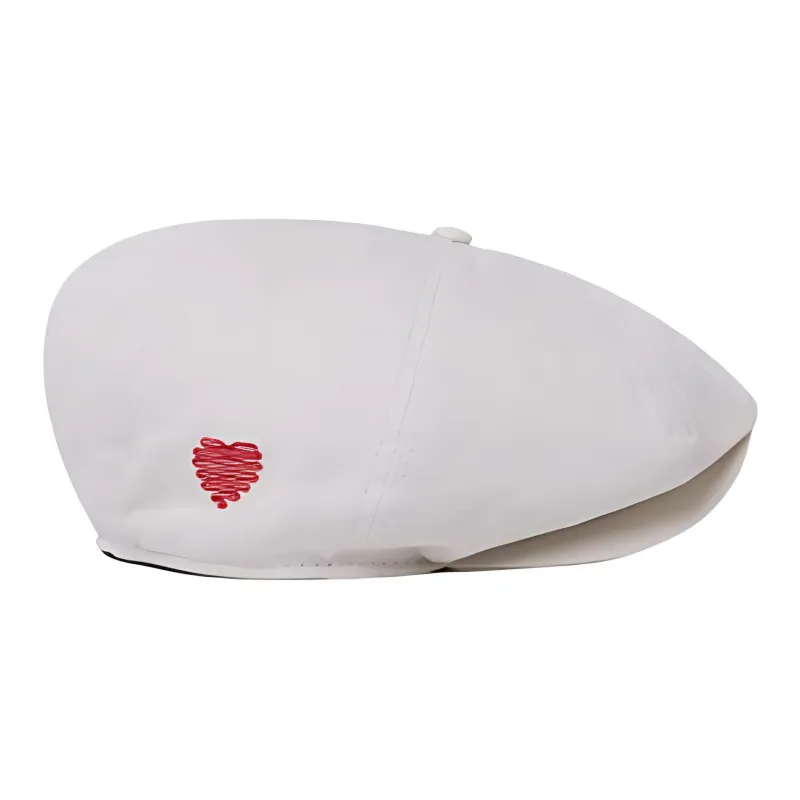 New Era Cotton Berets Unisex White-1