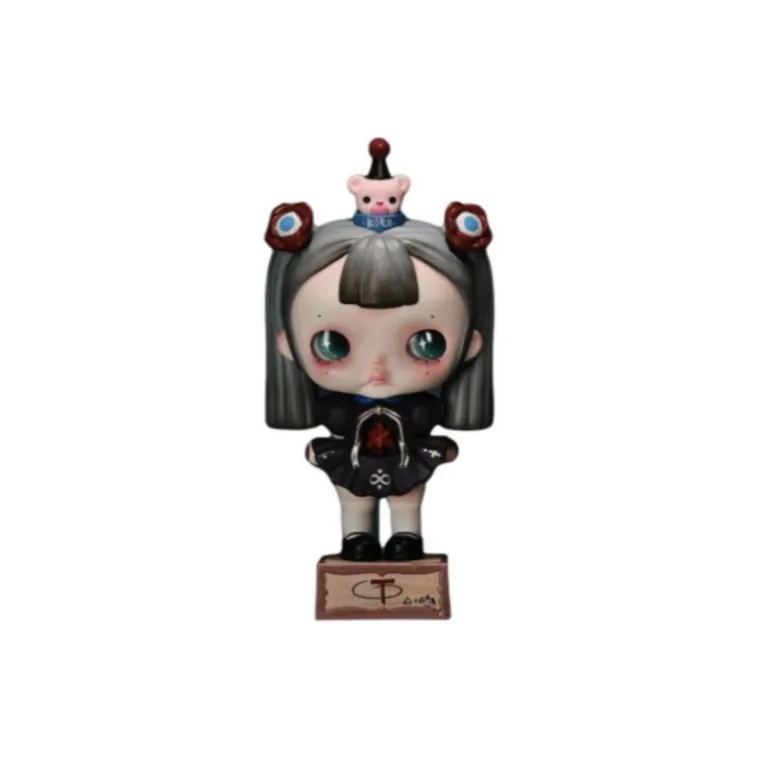 [Set Scenery & Resculpt] POP MART TinyTiny Opening Collection Key Of Balance, Plush, Heart, Keychain Hang Tag Box 15cm-4