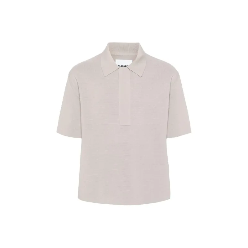 JIL SANDER Knitted Polo Shirt-0