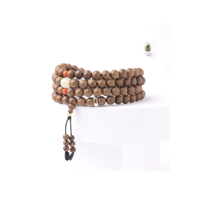 Santan Lodge Fragrance Agarwood Wooden Bracelets Unisex-11