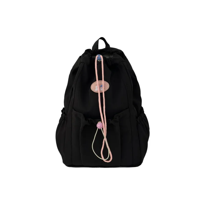 NX DOUGHNUT Nylon Drawstring Closure Backpack Women's Multicolor-12