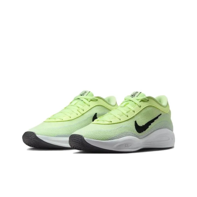 Nike GT Hustle Academy Anti Slip Wear Resistant Low Top Basketball Shoes Men's Bright Yellow-2
