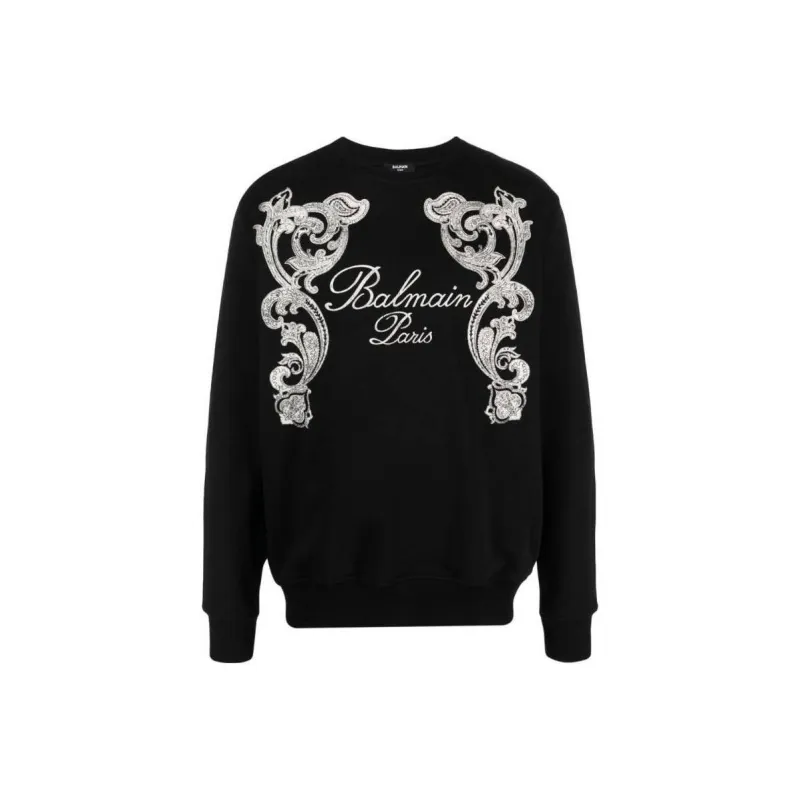 BALMAIN FW23 Sweatshirt Men's Black-0