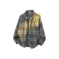 Blue Brown Plaid Color