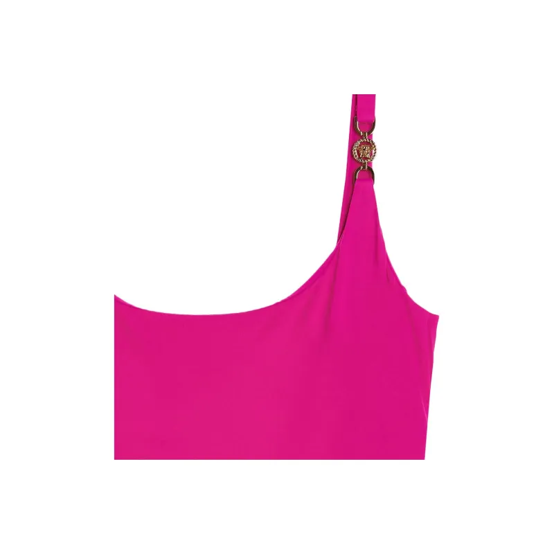 FANSIZHE One piece Swimsuit Women's Rose Red-2