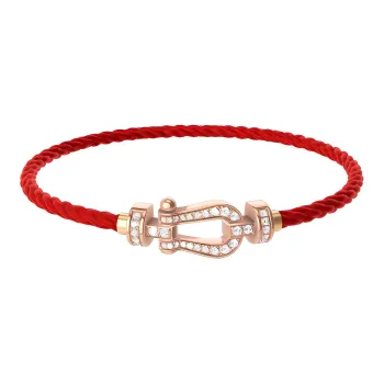 FRED 18K Rose Gold Bracelets Unisex Red