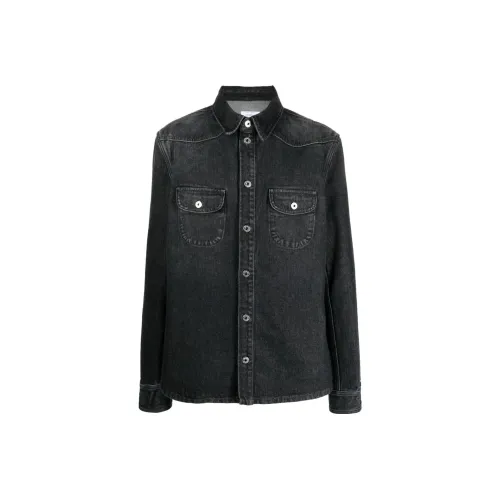 OFF WHITE Buttoned Long Sleeved Denim Shirt