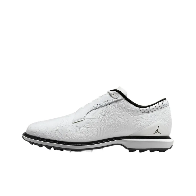 Jordan ADG 5 Low Top Golf Shoes Unisex White Width-0