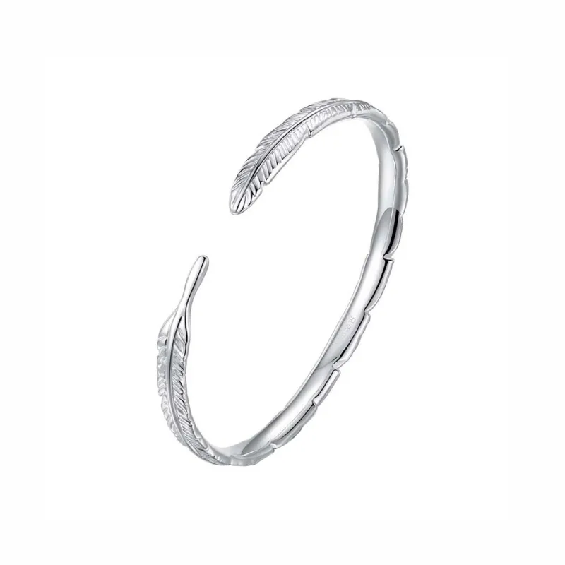 MAGICPOLE 999 Fine Silver Bangles Women's Silver-0