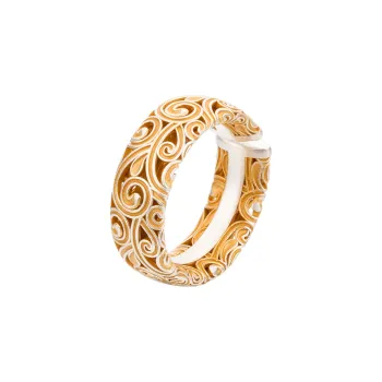 Shunqin Silver Building 999 Fine Silver Rings Unisex