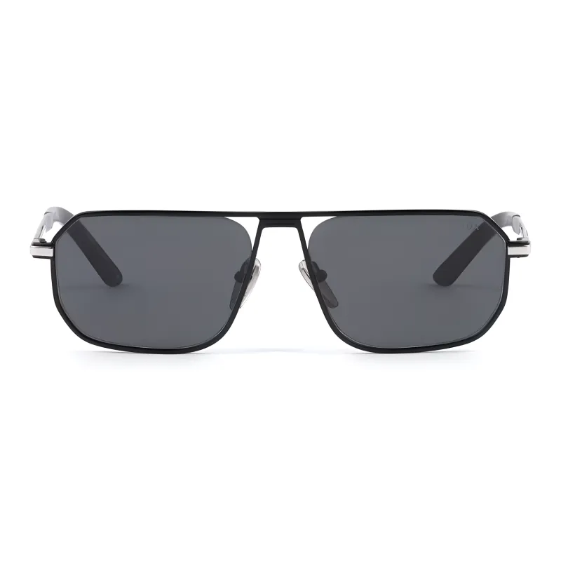 PRADA Logo plaque Rectangle frame Sunglasses-0