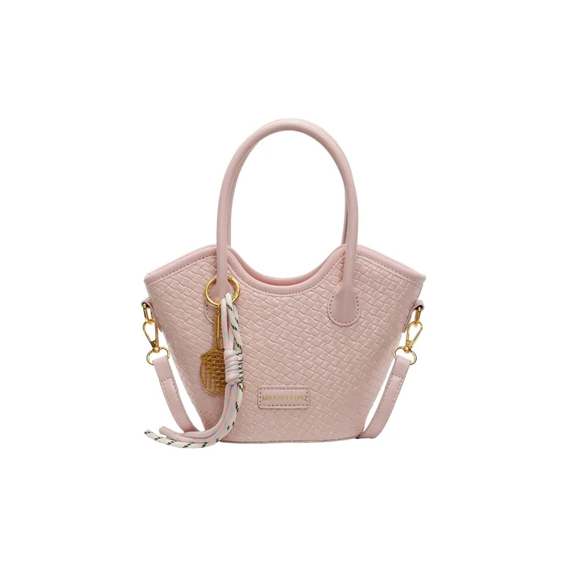 PINK·LAND PU Crossbody Handbag Regular Women's Black/Light Blue/Pink/Ecru/Silver-13