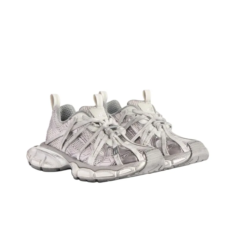 Balenciaga 3XL Extreme Laces B Low Top Chunky Sneakers Men's Gray-2