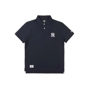 New Era Polo Shirts Unisex Navy Blue