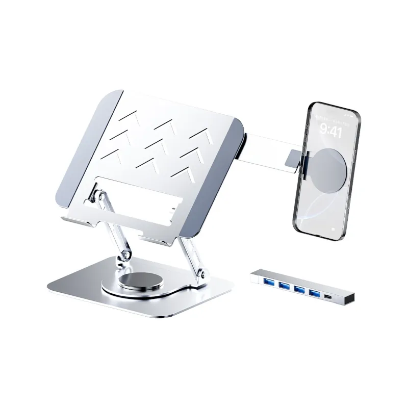 Magic Multiplier Tablet Stands Rotatable Metal Multifunction Magnetic Docking Station-7