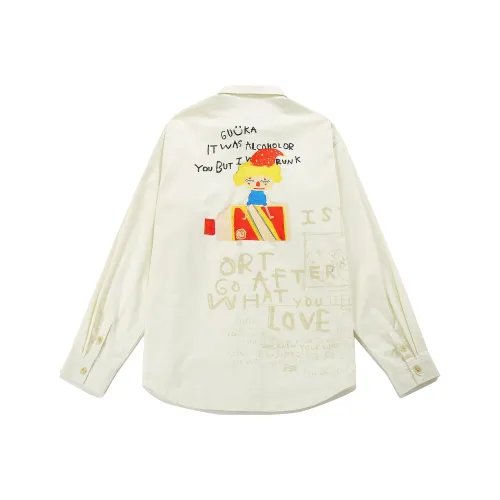 Yang Sei St. Children X Guuka Shirts Men Ecru