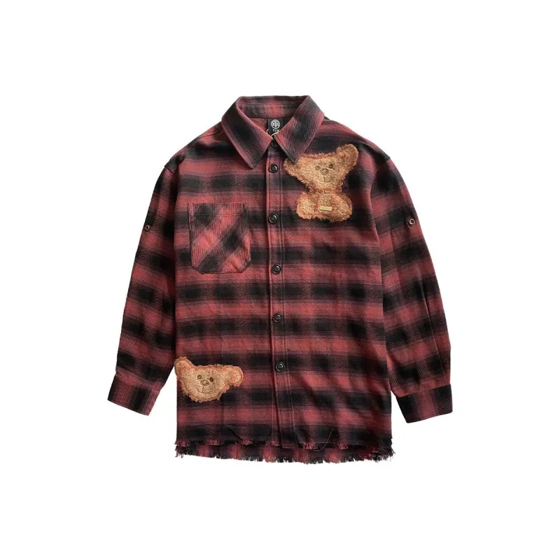 TCH Shirts Men Red Plaid-0