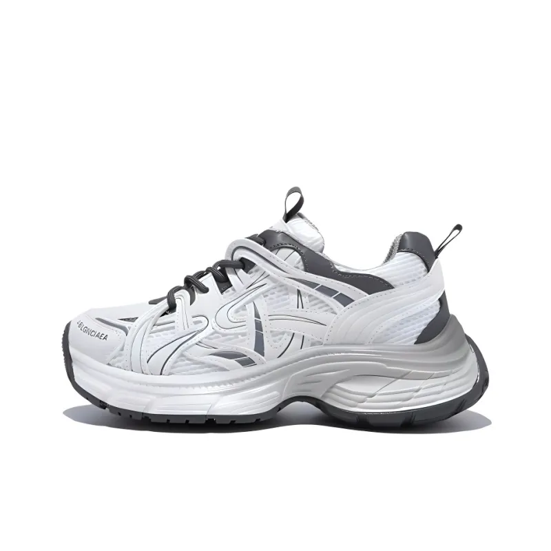 BARDILEV Cushioning, Slip Resistant, Breathable, Lightweight, Height Increasing Low Top Chunky Sneakers Women's-8