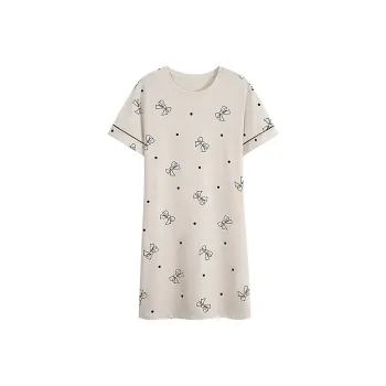 FENTENGCARE Nightgown Women's White
